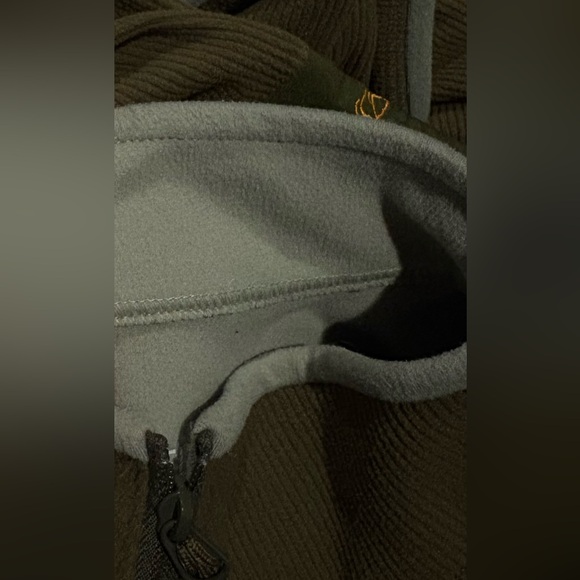 ARCTERYX Covert Fleece Zip Up Jacket Sweatshirt Green w/ Sleeve Pocket Size S - Picture 10 of 10